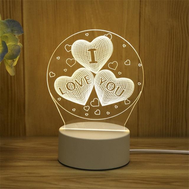 Kids 3D LED Creative Night Lamp - Puritific