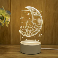 Kids 3D LED Creative Night Lamp - Puritific