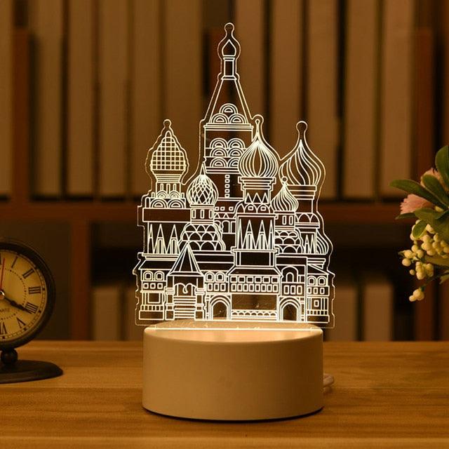 Kids 3D LED Creative Night Lamp - Puritific