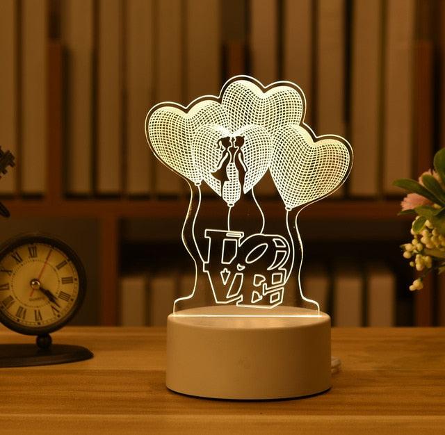 Kids 3D LED Creative Night Lamp - Puritific