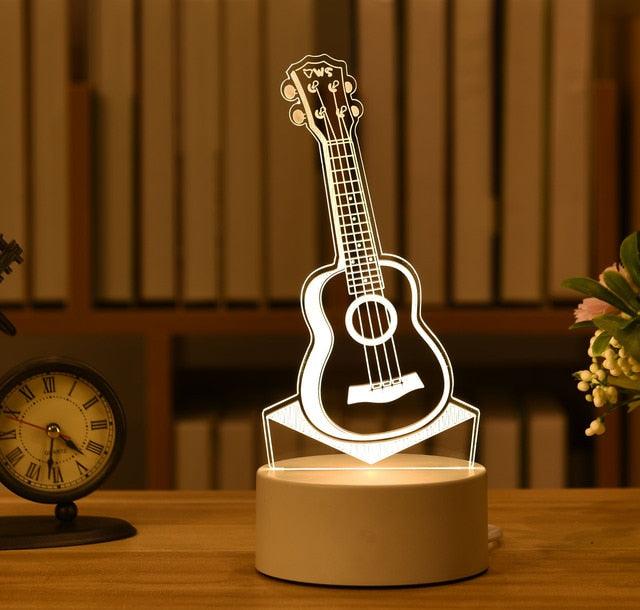 Kids 3D LED Creative Night Lamp - Puritific