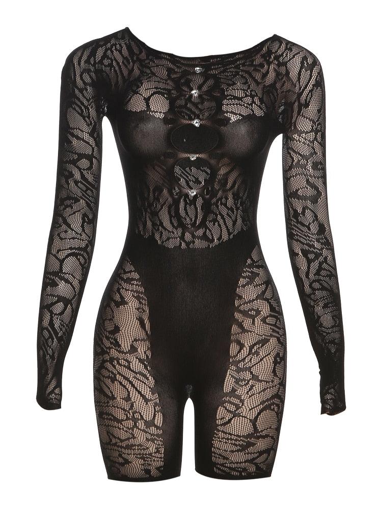 Kliou Mesh Hollow Lingerie - Puritific