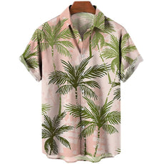 3D Coconut Tree Hawaiian Shirt For Men - Puritific