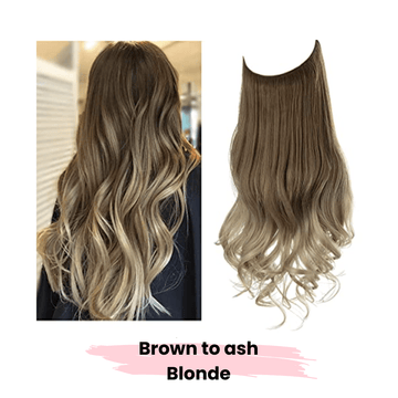 Brown to ash Blonde