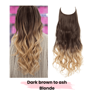 Dark brown to ash Blonde