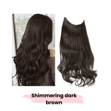 Shimmering dark brown