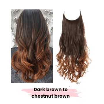 Dark brown to chestnut brown