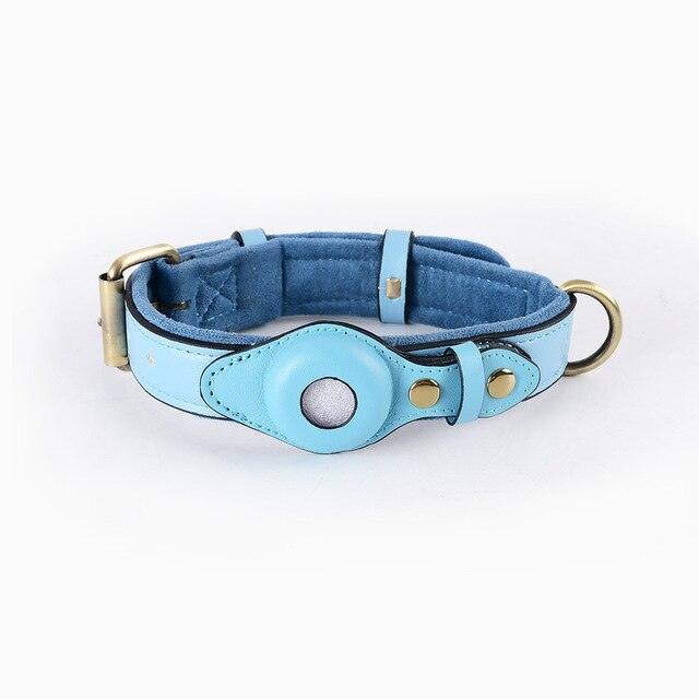 Leather Anti-Lost Dog Collar - Puritific