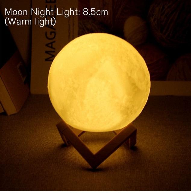 LED Battery Moon Lamp - Puritific