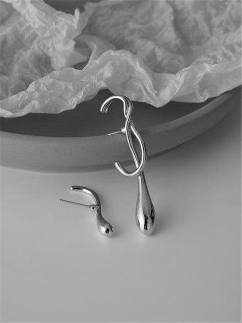 Long Asymmetrical Water Drop Earrings - Puritific