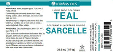 Teal Liquid Food Color - Liquid Food Coloring - 4 oz, 1 Gallon-1