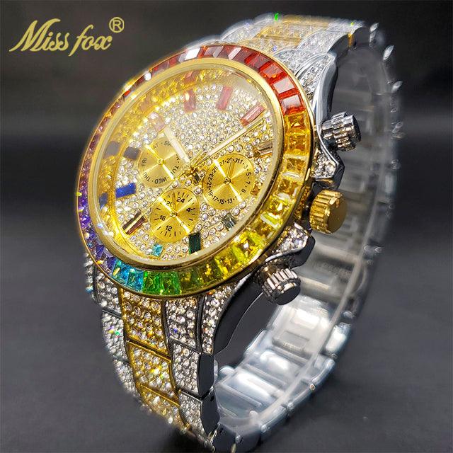 Luxury Gold Waterproof Stainless Steel Watch - Puritific