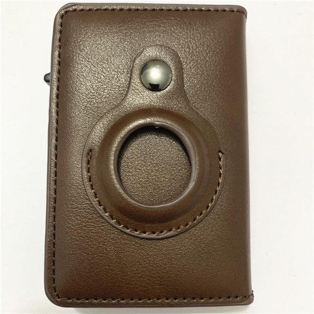 Magnetic Closure Airtag Slide Wallet - Puritific