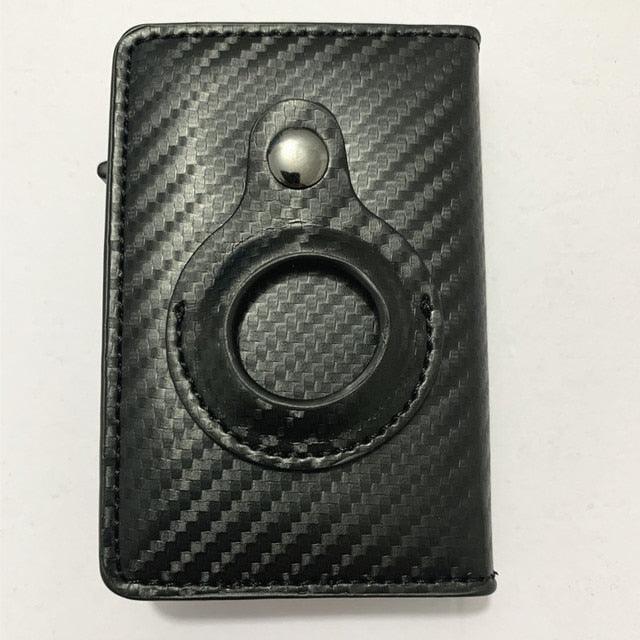 Magnetic Closure Airtag Slide Wallet - Puritific