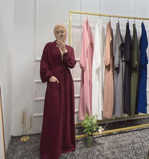 Marocain Islam Clothing Abaya Under Dress - Puritific