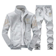 Men's Zipper Sweat Suit Set - Puritific