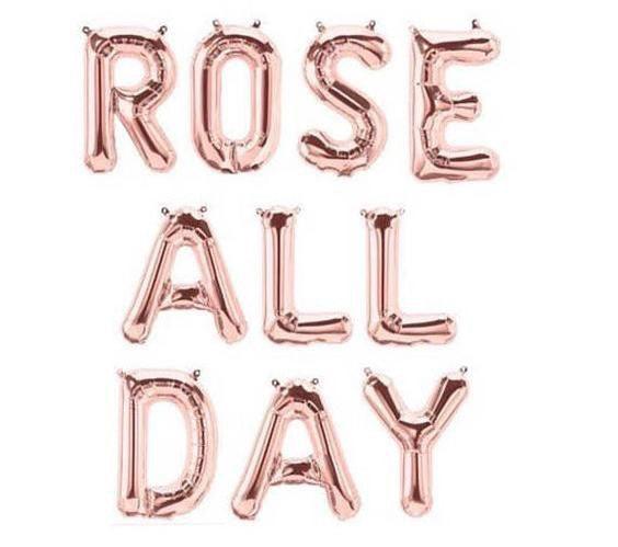 Miss to Mrs Rose Gold 16" Balloon Banner | Multiple phrases! - Puritific