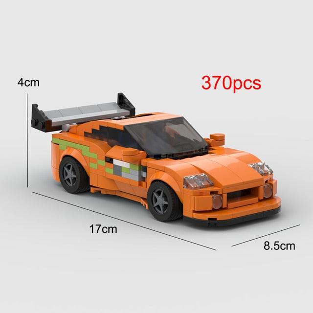 MOC Supra Sports Car Building Blocks - Puritific