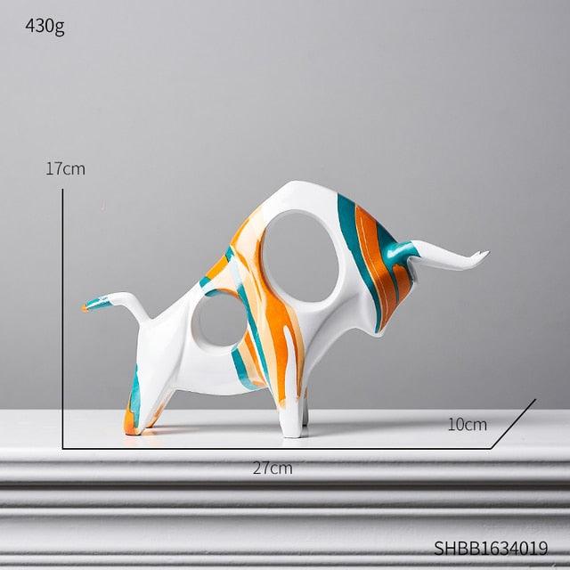 Modern Art Graffiti Cow Figurines - Puritific