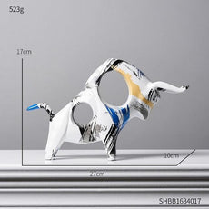 Modern Art Graffiti Cow Figurines - Puritific