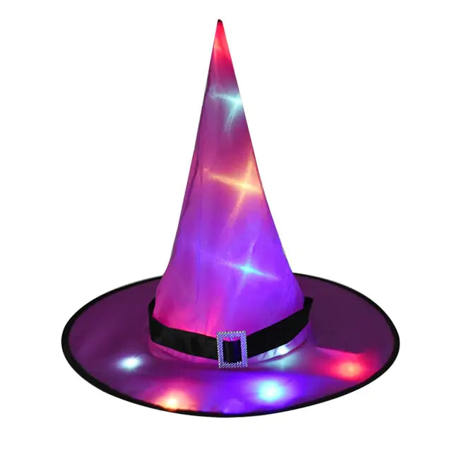 Witch Hat with LED Light - Puritific