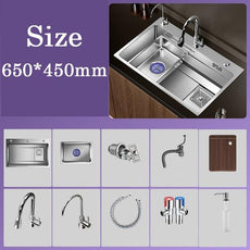 Multiple Size Nano 304 stainless steel kitchen sink - Puritific