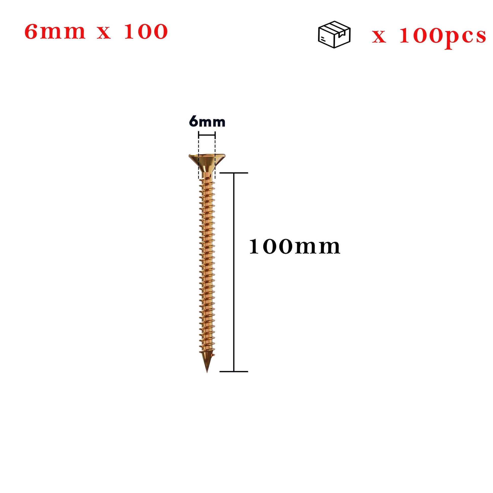 Self-Tapping Flat Countersinking Head Wood Screws~5382-15