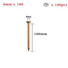 Self-Tapping Flat Countersinking Head Wood Screws~5382-15