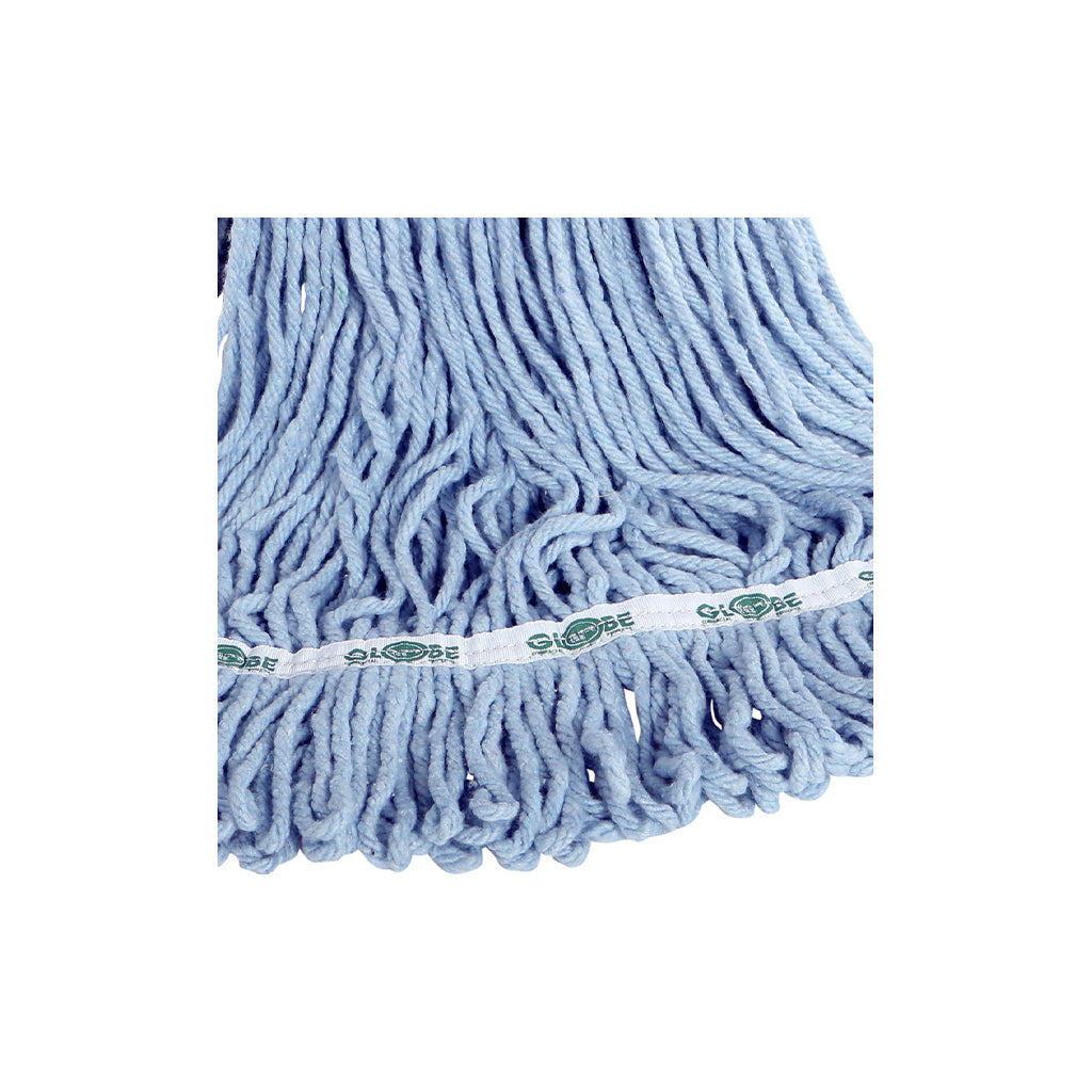 Syn-Pro® Synthetic 5 Inch Wide Band Wet Blue Looped End Mop - Sold By The Case-0