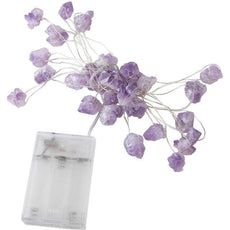 Natural Amethyst Decorative Lights Stones - Puritific