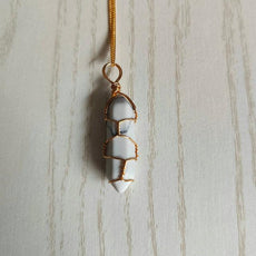 Natural Stone Pendant Necklace - Puritific