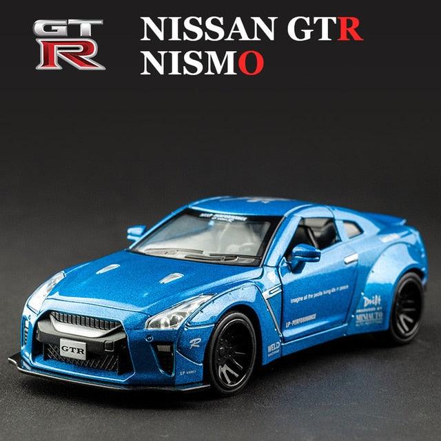 New 1:32 NISSAN GTR GT-R R35 Alloy Car Model - Puritific