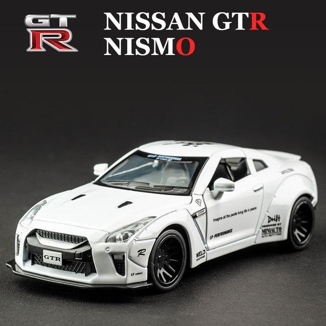 New 1:32 NISSAN GTR GT-R R35 Alloy Car Model - Puritific