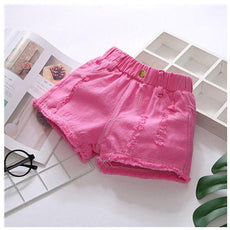 New Western Style Girls Denim Shorts - Puritific