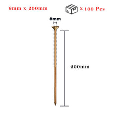 Self-Tapping Flat Countersinking Head Wood Screws~5382-18