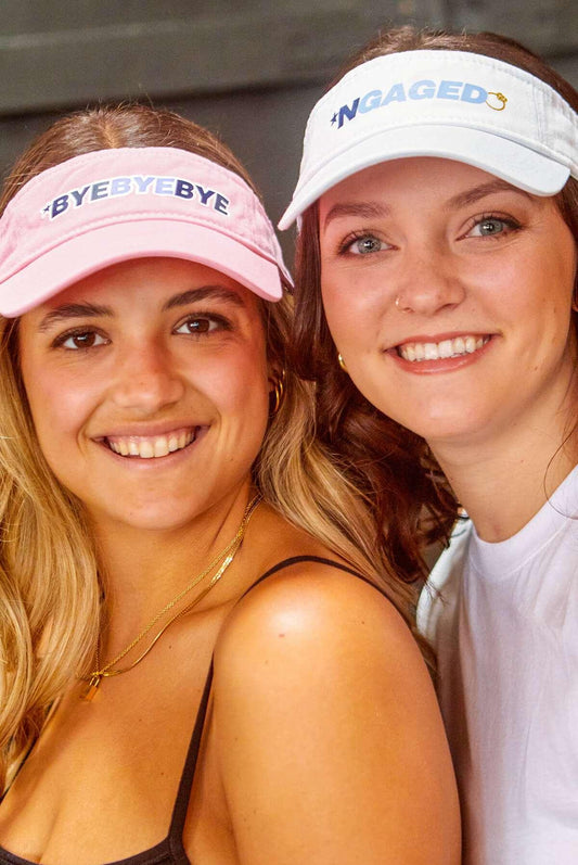 *NGAGED | ByeByeBye 90's Visors - For Your Ultimate Boy Band Bachelorette Party! Festivals & Parties