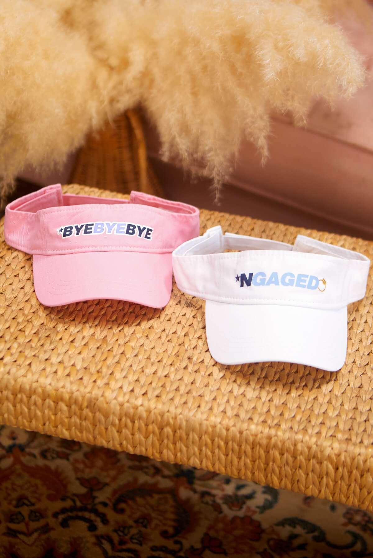 *NGAGED | ByeByeBye 90's Visors - For Your Ultimate Boy Band Bachelorette Party! Festivals & Parties