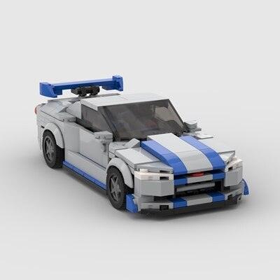 Nissan GTR R34 Sports Car Brick Toy - Puritific