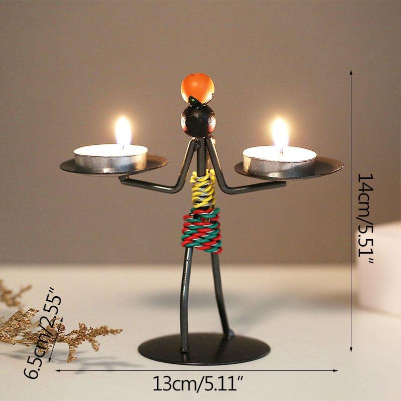 Nordic Metal Candlestick - Puritific