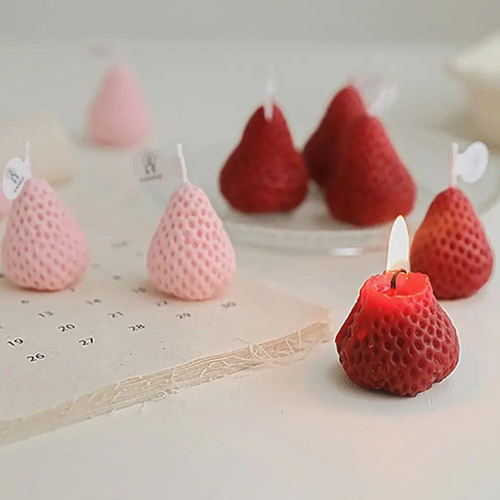 Strawberry Decorative Aromatic Candles - Puritific