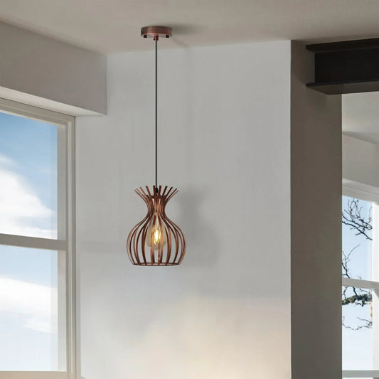 Single Metal Wire Cage Pendant Light~5102-0