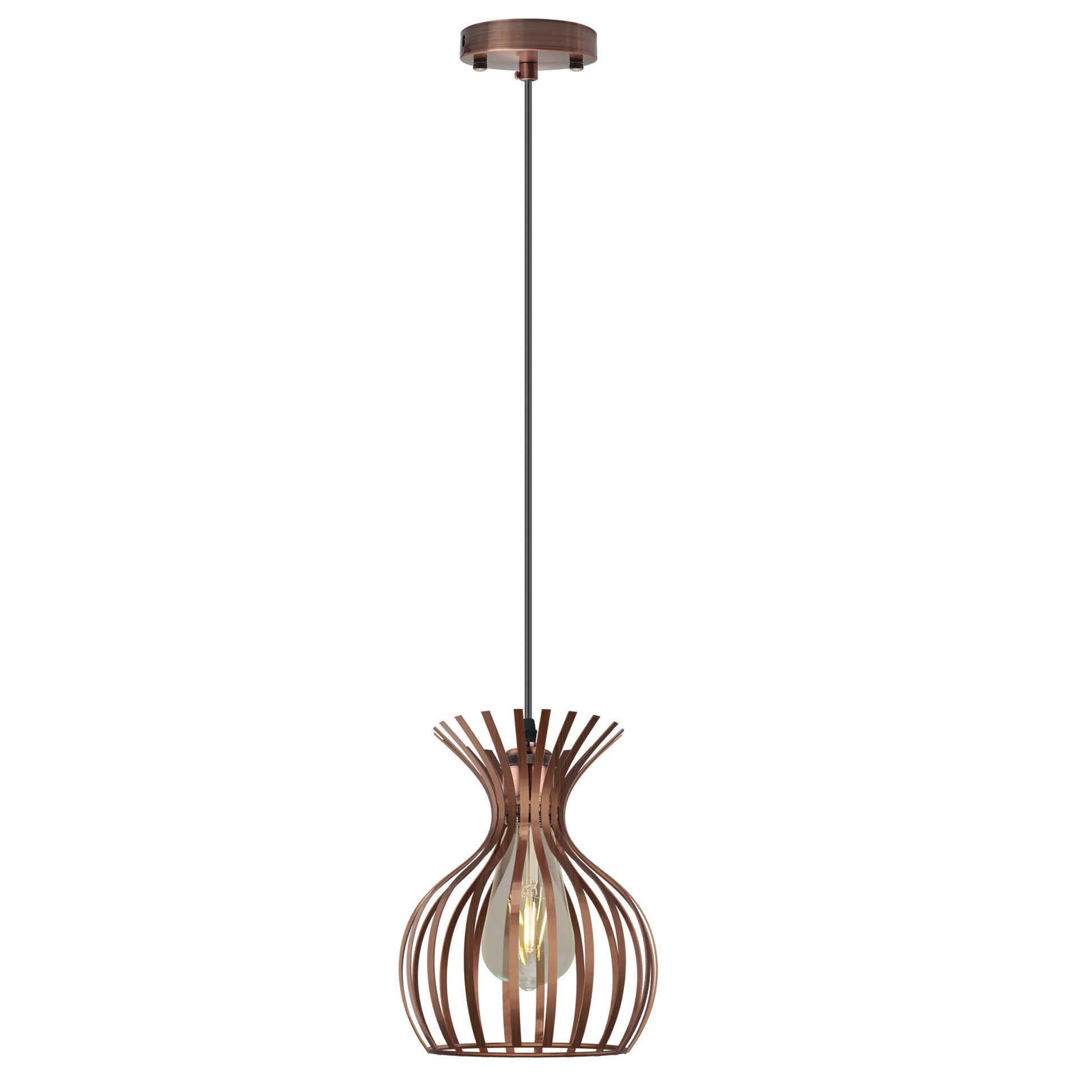 Single Metal Wire Cage Pendant Light~5102-6