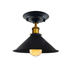 Semi flush mount cone shade Ceiling Light ~ 5176-13