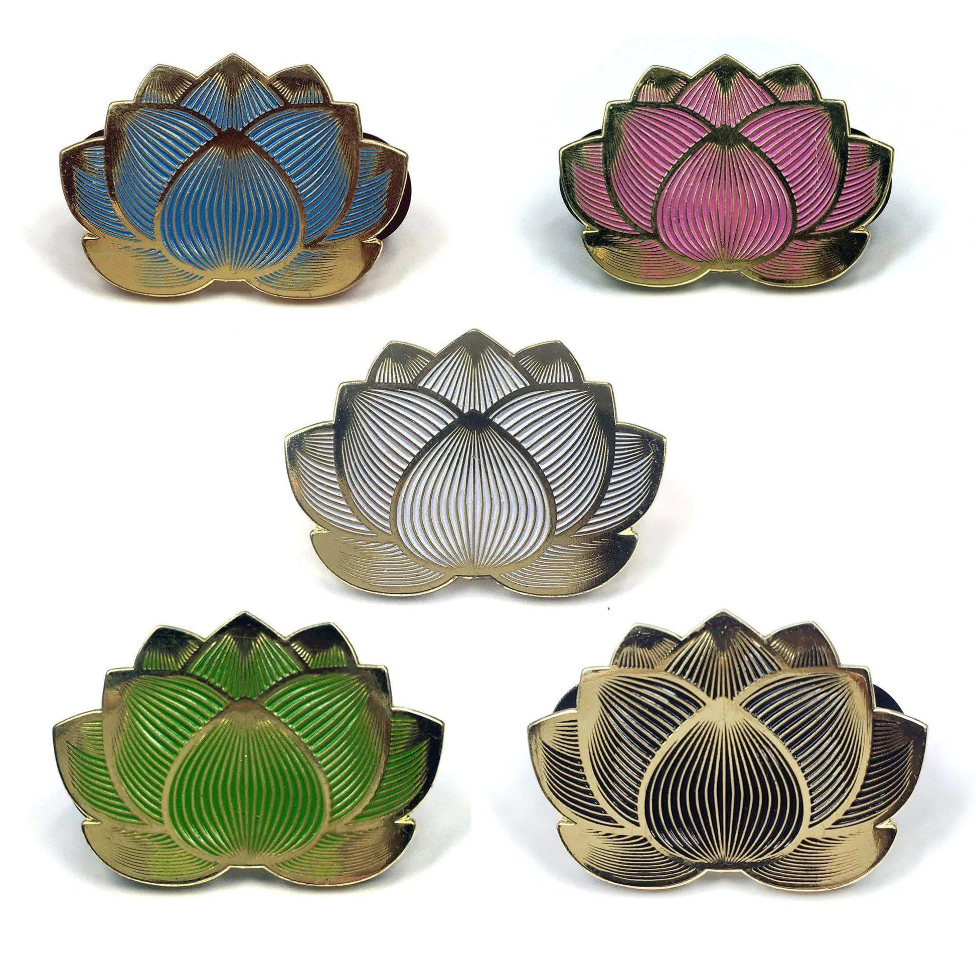 Lotus Flower 5 Pin Set - Puritific