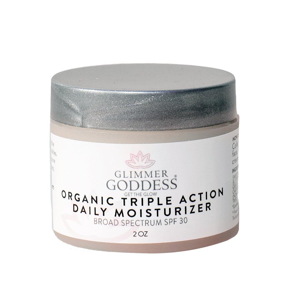 Organic Triple Action Daily Face Cream SPF 30 - Puritific