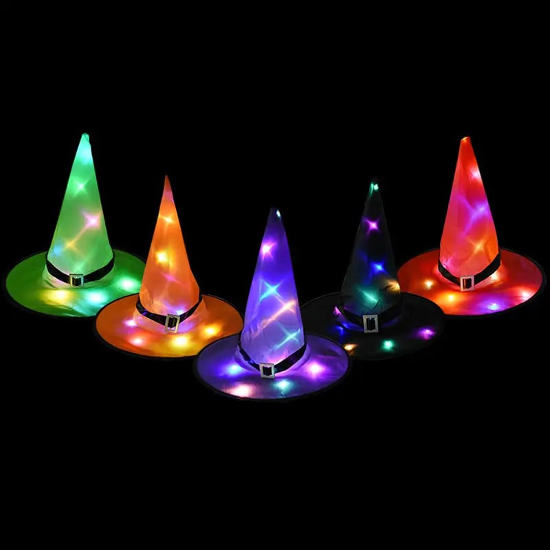 Witch Hat with LED Light - Puritific