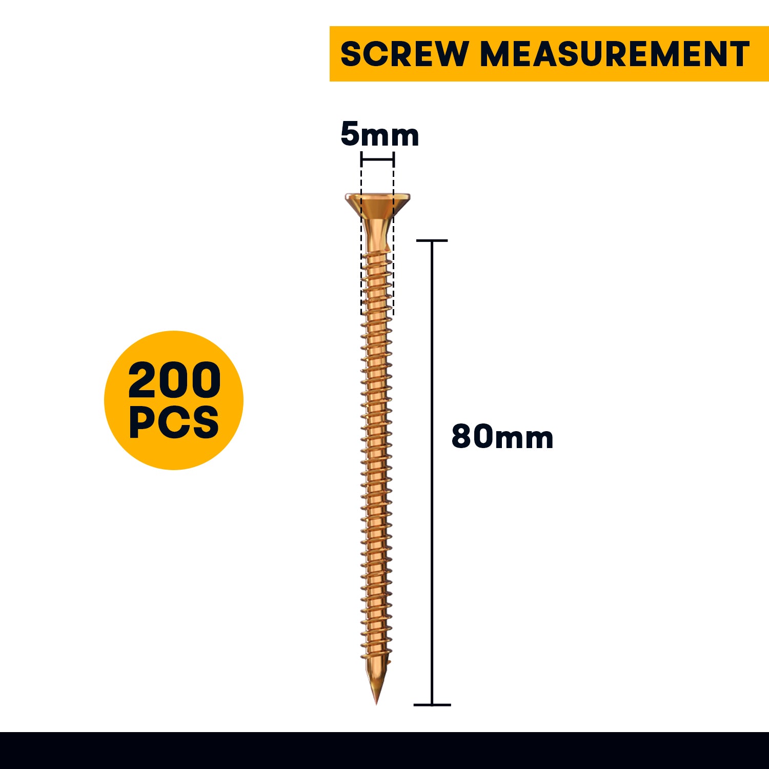 Self-Tapping Flat Countersinking Head Wood Screws~5382-10