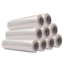 Black &Transparent Roll Pallet Transparent Packaging Wrap~5218-9