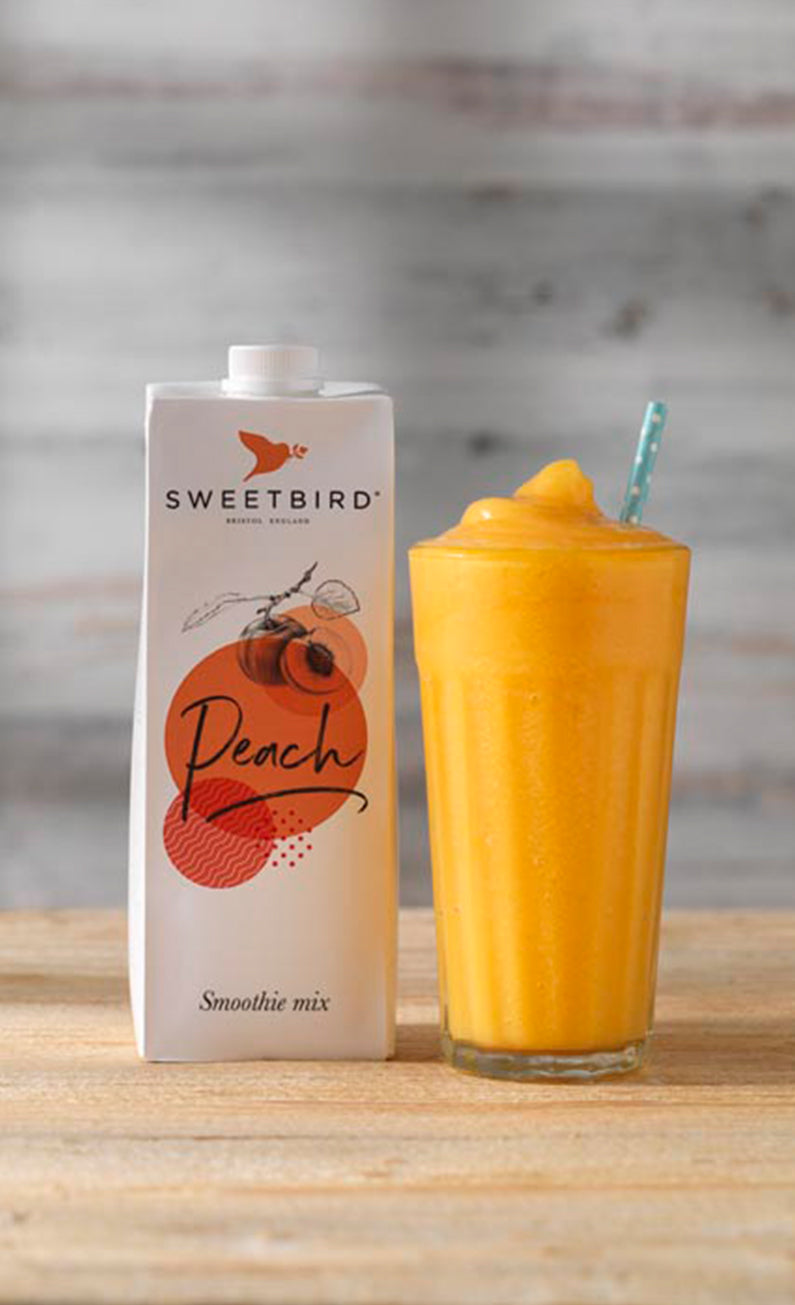 Sweetbird Smoothies - Peach - 8 x 1 L Case - Vegan - Canadian Distribution-1