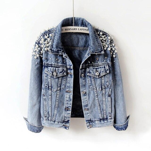 Pearl Casual Denim Jacket for Women - Puritific